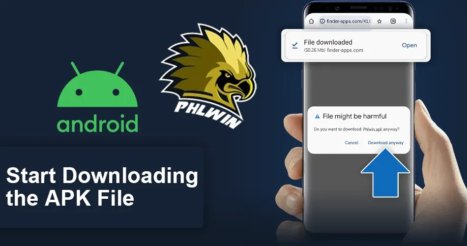 phlwin apk install Step 4